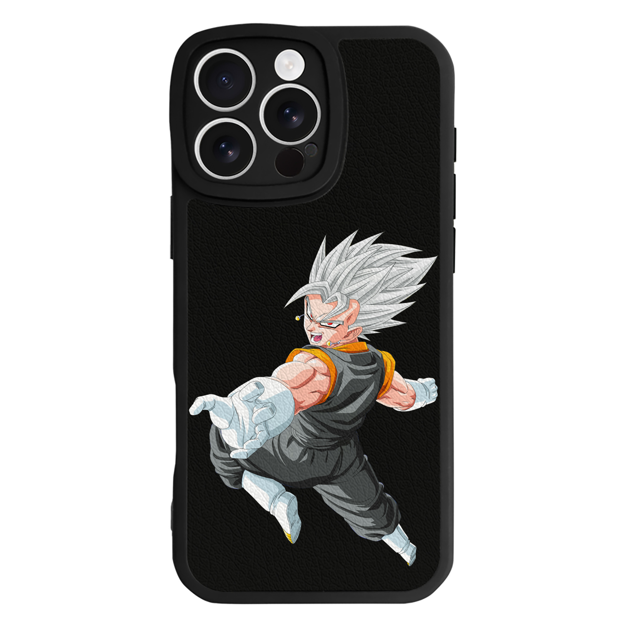 （画像用） ドラゴンボール ベジータ四世（Bejīta Yonsei）DRAGON BALL Vegeta IV 【iPhone 16シリーズ対応】シリコンスマホケース（レザー調） 材質：シリコン